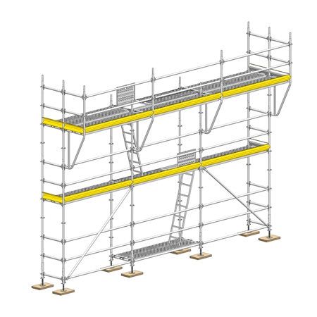 Flamod Rosette | Facade Scaffolding