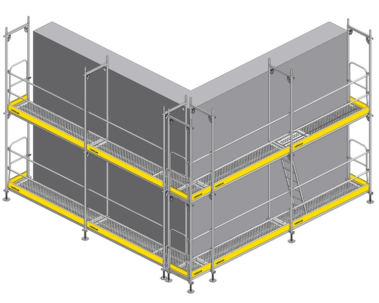 Our new blog post about facade scaffolding